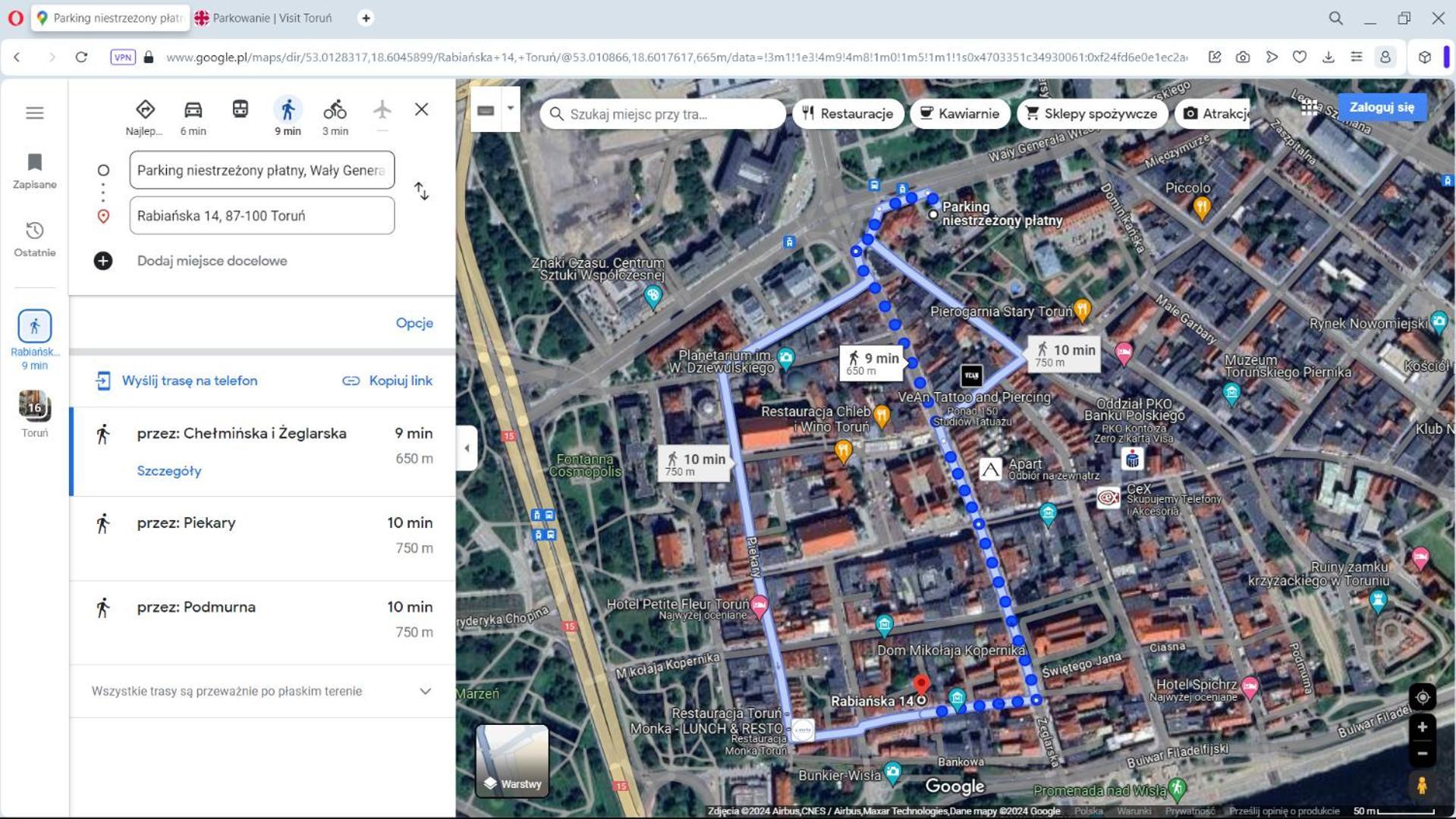 Apartament Rabiańska 14 Torun Bagian luar foto