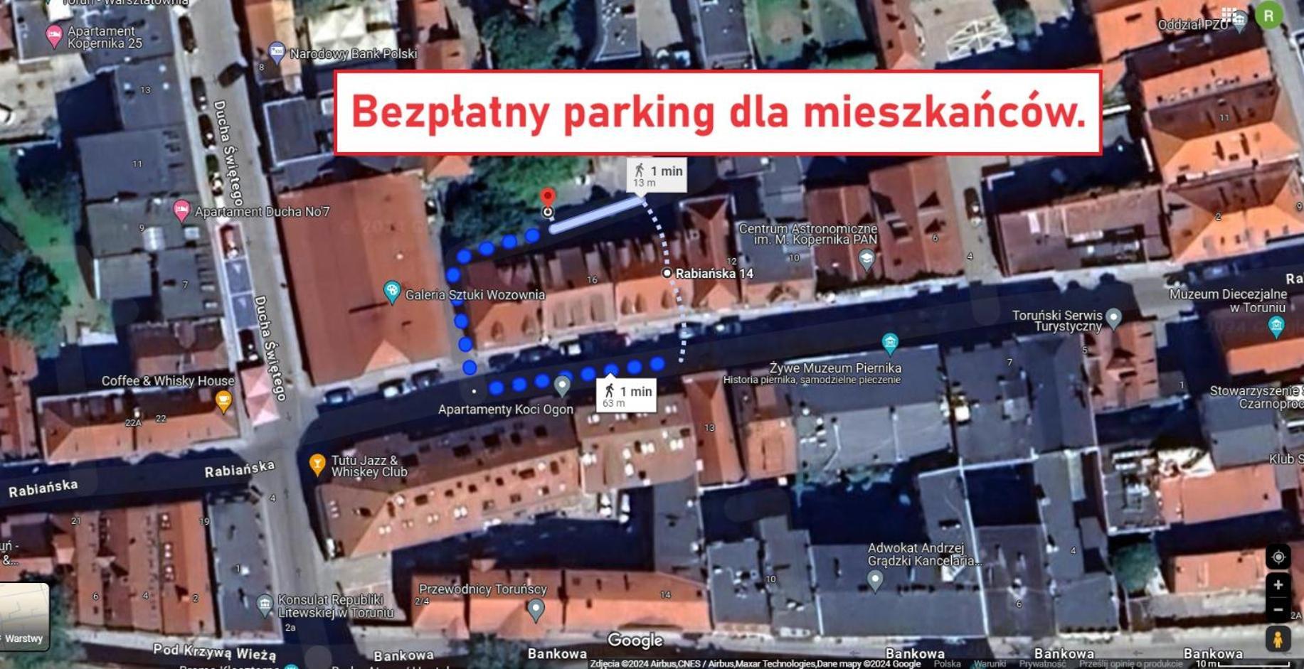 Apartament Rabiańska 14 Torun Bagian luar foto
